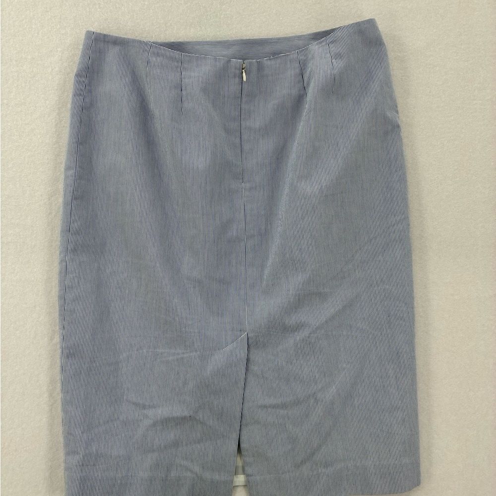 3For$20 Larry Levine Blue White Skirt size 12 - Picture 5 of 6